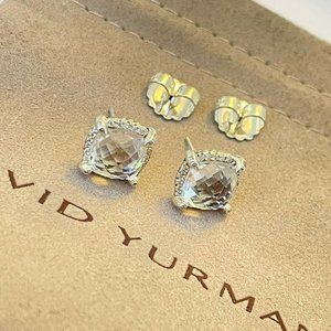 DAVID YURMAN  Diamond Topaz Chatelaine Earrings